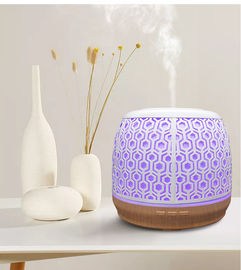 500ML Essential Oil Diffuser Big Capacity Iron Metal Ultrasonic With Colorful Light