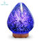 200ml 3D Glass Ultrasonic Aromatherapy Diffuser With Fireworks And Led Light